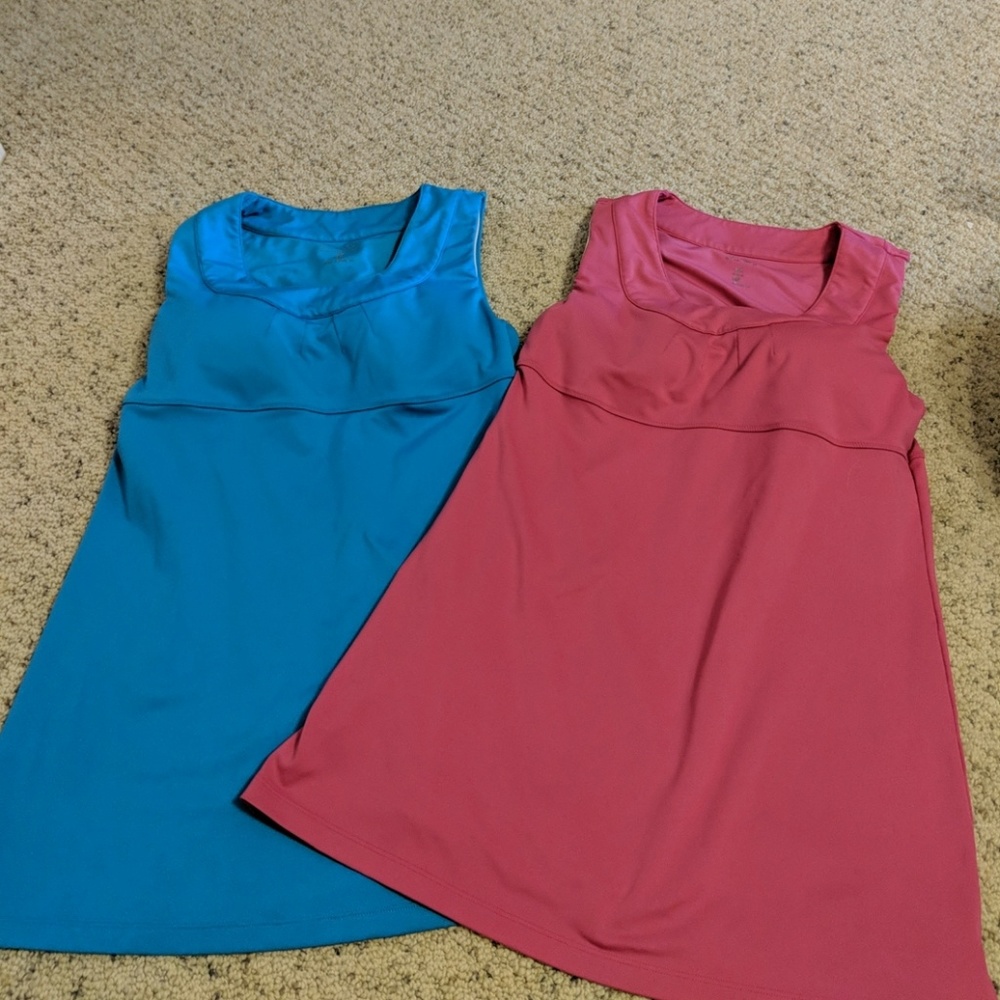 Athleta long tank top lot